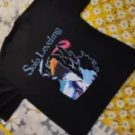 Solo Leveling Anime Printed T-Shirt – Unisex Oversized Tee photo review