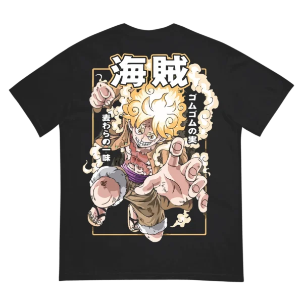 Anime Pirate Gear 5 Luffy T-Shirt – One Piece Inspired Streetwear